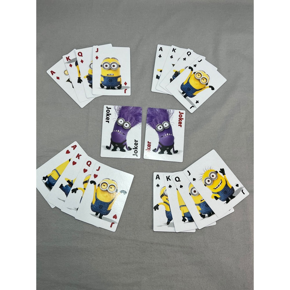 Despicable Me Minions Jumbo Playing Cards Face Cards Jokers Poker Kids Decor